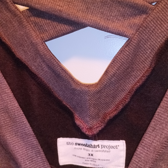 3x sweatshirt project sweatshirt NWOT - Picture 2 of 3